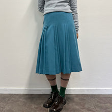 Load image into Gallery viewer, Gonna Les Copains ceruleo – Anni ’80 – Lana &amp; Cachemire
