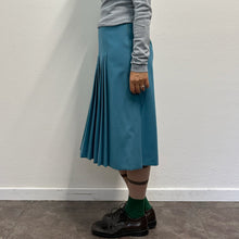 Load image into Gallery viewer, Gonna Les Copains ceruleo – Anni ’80 – Lana &amp; Cachemire
