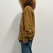 Load image into Gallery viewer, Bomber scamosciato Mabrun anni ’90 – Marrone medio chiaro – Over Tg 52
