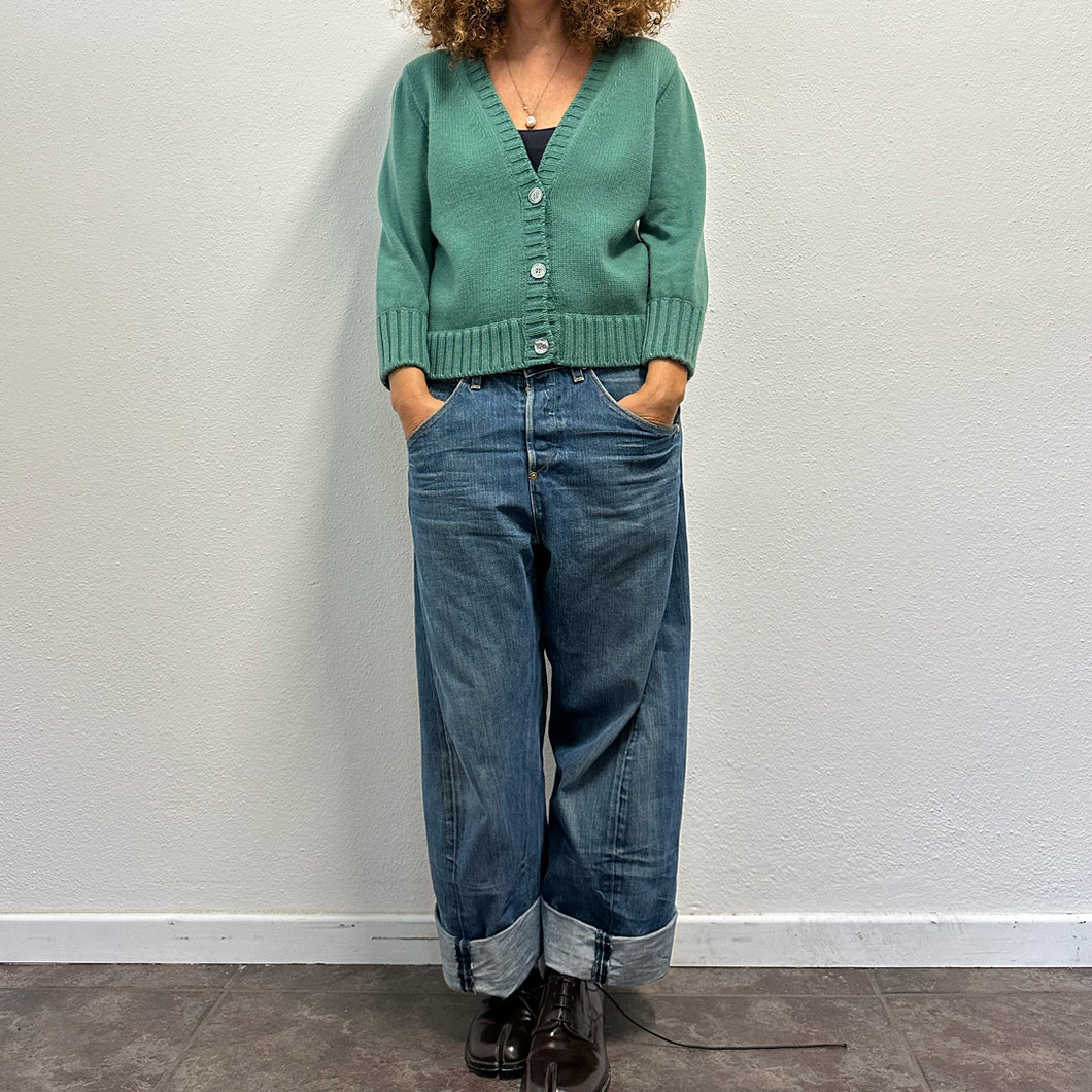 Maglione verde salvia Jil Sander