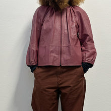 Load image into Gallery viewer, Bomber in pelle Max&amp;Co – Bordeaux, Taglia 44
