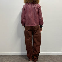 Load image into Gallery viewer, Bomber in pelle Max&amp;Co – Bordeaux, Taglia 44
