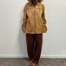 Load image into Gallery viewer, Giacca in pelle La Matta – Caramello chiaro, anni ‘90
