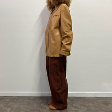 Load image into Gallery viewer, Giacca in pelle La Matta – Caramello chiaro, anni ‘90
