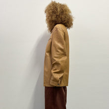 Load image into Gallery viewer, Giacca in pelle La Matta – Caramello chiaro, anni ‘90
