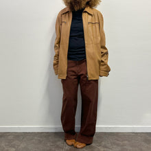 Load image into Gallery viewer, Giacca in pelle La Matta – Caramello chiaro, anni ‘90
