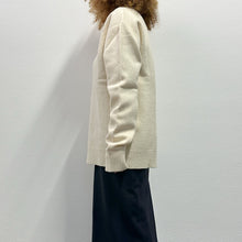Load image into Gallery viewer, Maglione lana follata bianco
