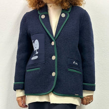 Load image into Gallery viewer, Giacca Austriaca “Ghibli” – progetto Upcycling by @ggtarantola x Vintageafropicks
