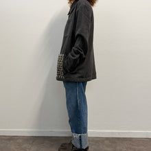 Load image into Gallery viewer, Camicia Work con inserti di tappezzeria vintage
