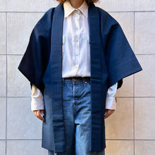 Load image into Gallery viewer, Haori maschile in blu Ai-iro
