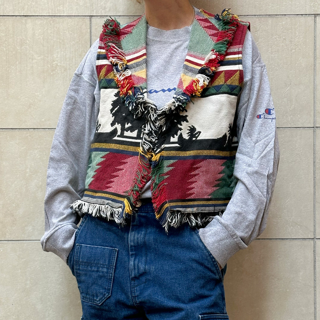 Gilet made in texas 90s