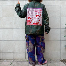 Load image into Gallery viewer, Collezione Kawaii giacca mimetica nylon riciclato con toppa ANPAMAN

