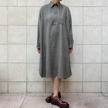 Load image into Gallery viewer, Maxi dress sartoriale grigio melange 90s
