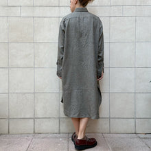Load image into Gallery viewer, Maxi dress sartoriale grigio melange 90s
