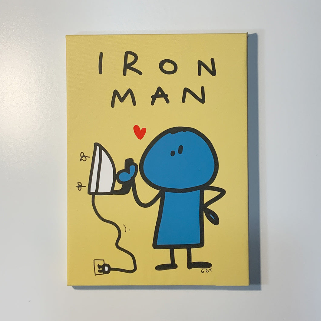 Iron Man on canvas