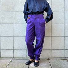 Load image into Gallery viewer, Pantaloni Nikka work giapponese viola
