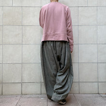 Load image into Gallery viewer, Pantalone sartoriale grigio melange 90s

