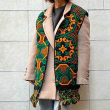 Load image into Gallery viewer, Coprimi gilet nero/arancione/verde
