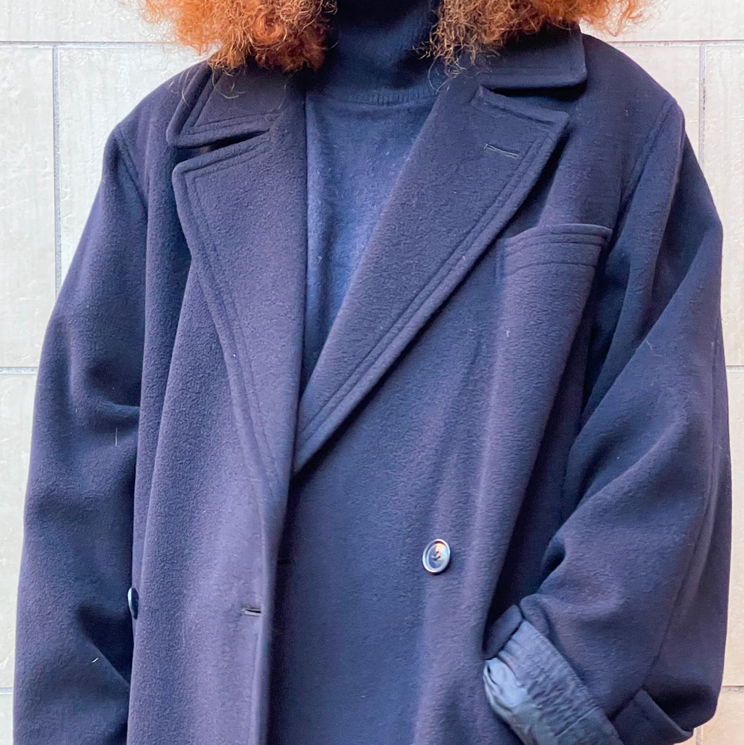 Cappotto blu 90s