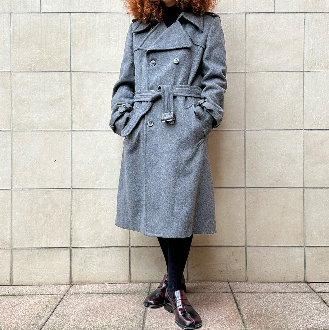 Trench coat grigio 70s