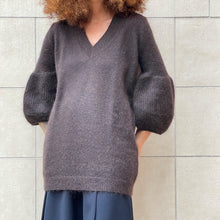 Load image into Gallery viewer, Maglione Malo in cashmere marrone
