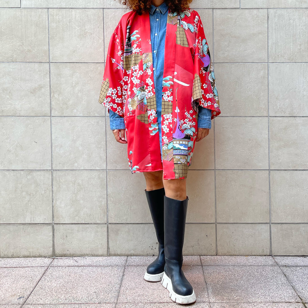 Kimono made in japan rosso 2000s