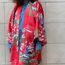 Load image into Gallery viewer, Kimono made in japan rosso 2000s
