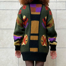 Load image into Gallery viewer, Cardigan coccinelle  multicolor 80s
