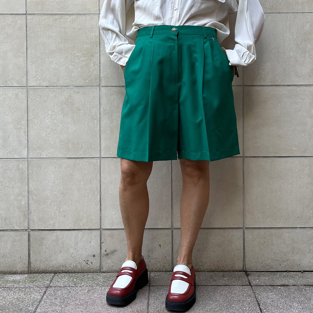 Pantaloncino Fontana verde 80s