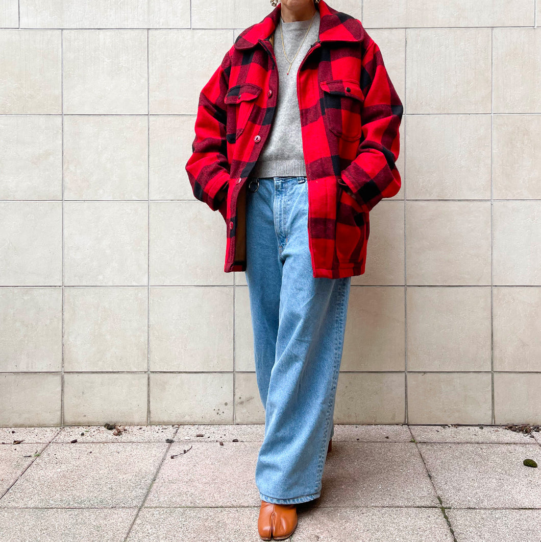 Giacca Woolrich check 90s