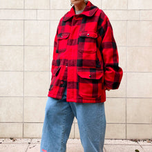 Load image into Gallery viewer, Giacca Woolrich check 90s
